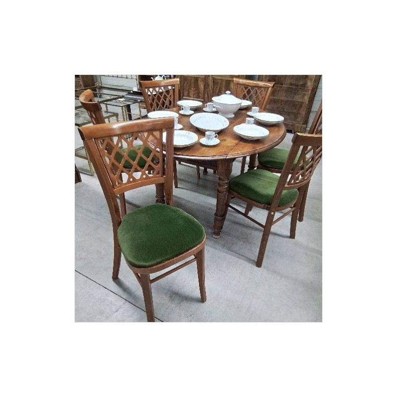 CHAISE ASSISE VELOURS CROISILLONS L’UNITÉ