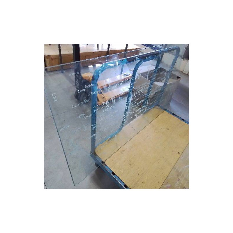PLATEAU BUREAU EN VERRE 