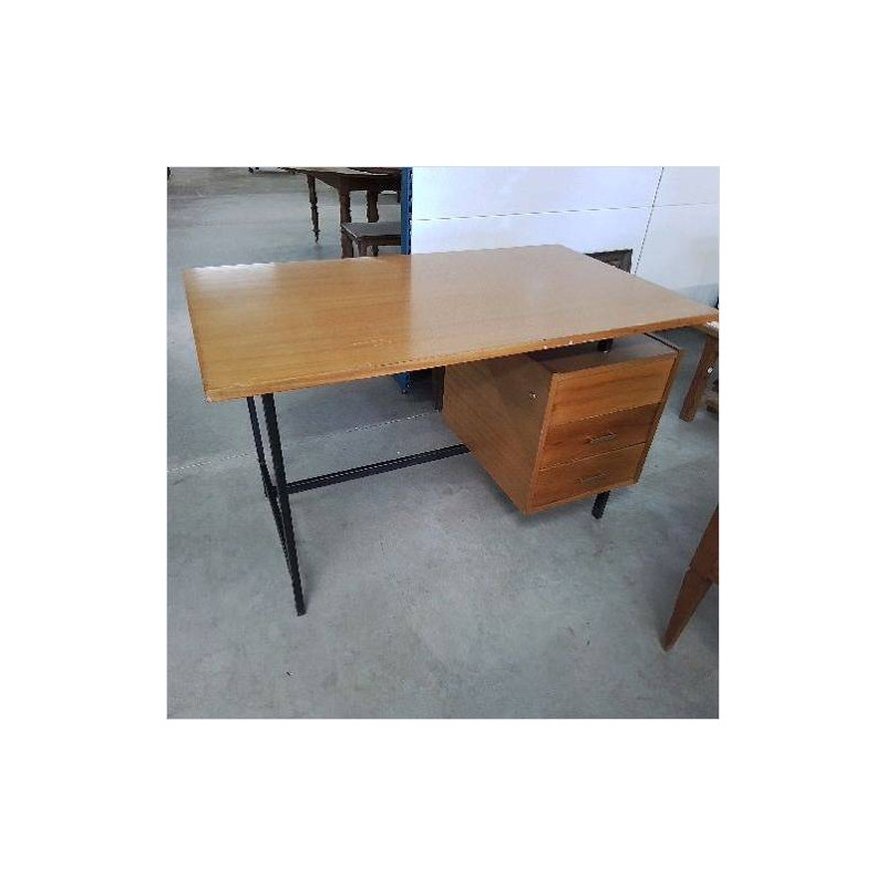 BUREAU VINTAGE 3 TIROIRS