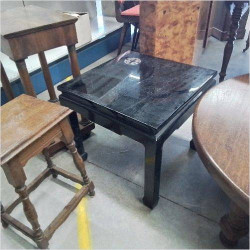 TABLE BASSE NOIRE STYLE ASIATIQUE