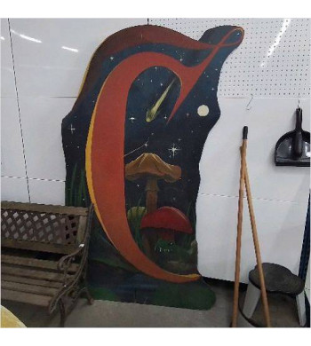DECOR PLAQUE PEINTE
