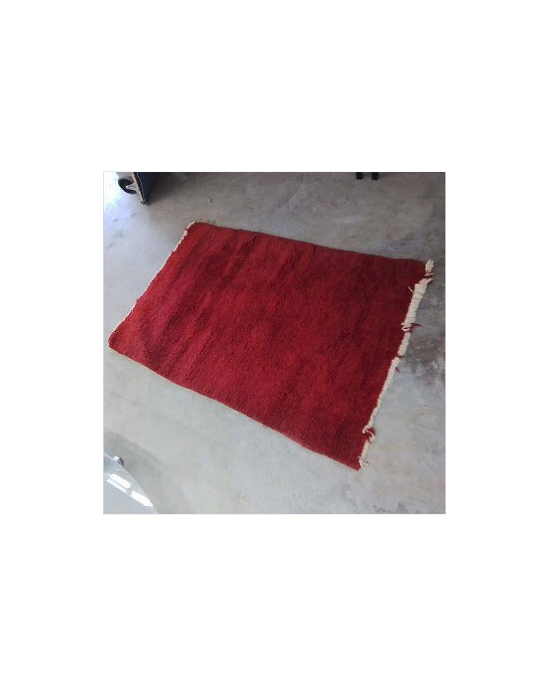 DESCENTE DE LIT ROUGE