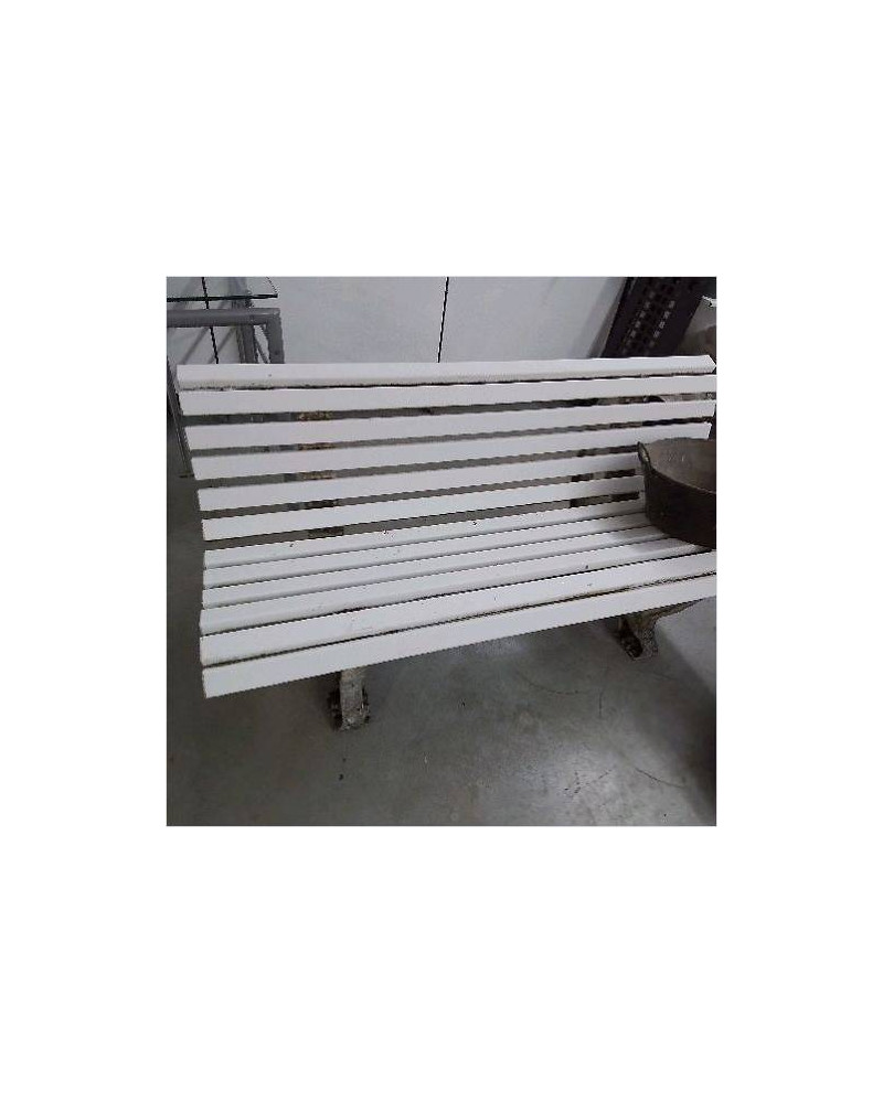 BANC PVC BLANC