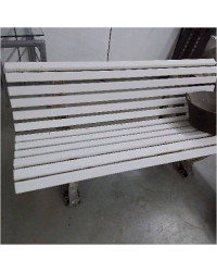 BANC PVC BLANC