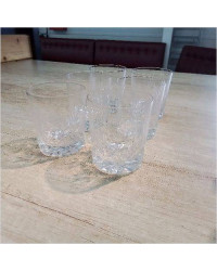 LOT DE 6 VERRES EN CRISTAL TAILLÉ