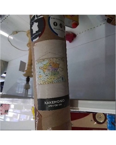 CARTE PLANISPHERE 140X100