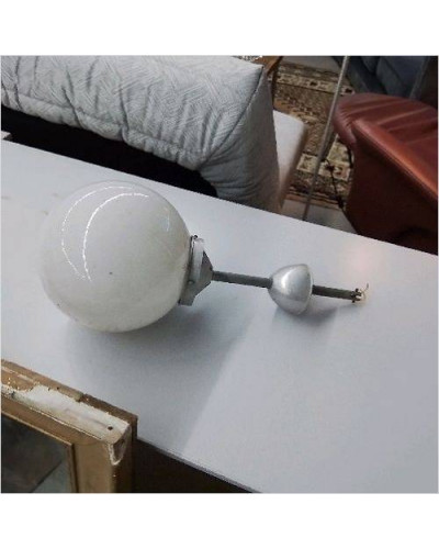 LUMINAIRE GLOBE VERRE BLANC 