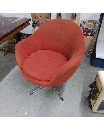 FAUTEUIL ROUGE PIVOTANT