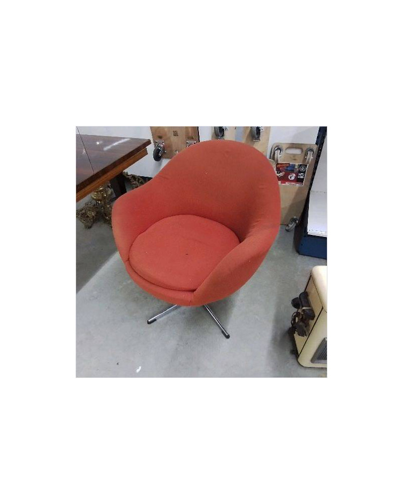 FAUTEUIL ROUGE PIVOTANT