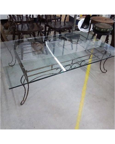 TABLE BASSE VERRE 