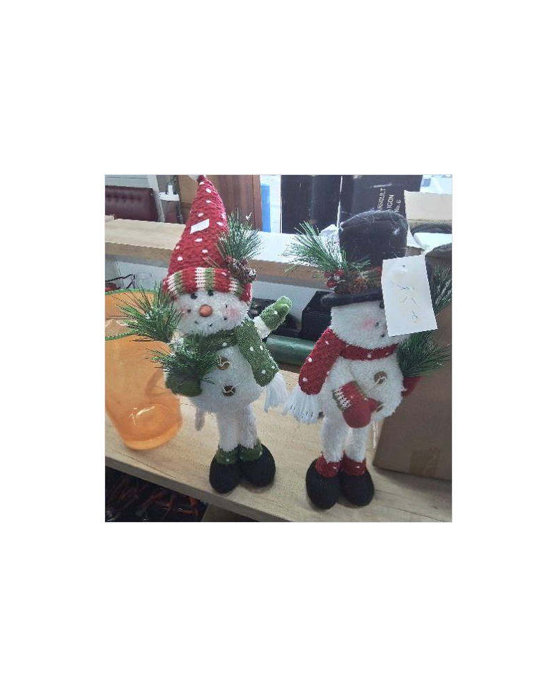 BONHOMME DE NEIGE DEBOUT LUMINEUX