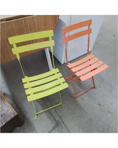 CHAISE DE JARDIN COULEUR
