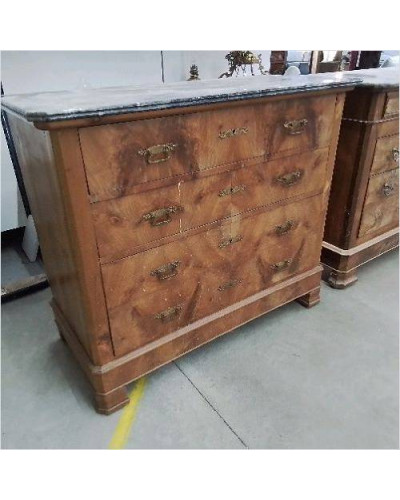 COMMODE 3 TIROIRS DESSUS...