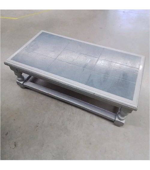 TABLE BASSE DESSUS GRIS 