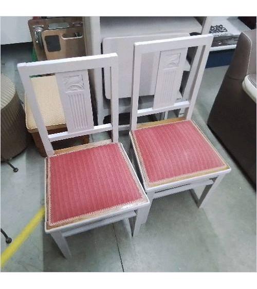PAIRE DE CHAISES ASSISES...