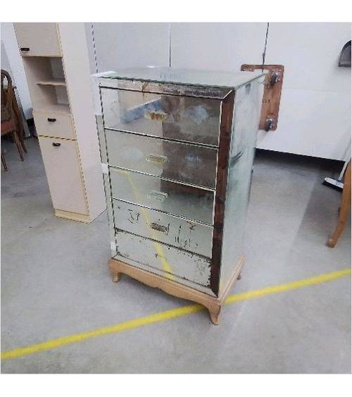 MEUBLE 5 TIROIRS MIROIR 
