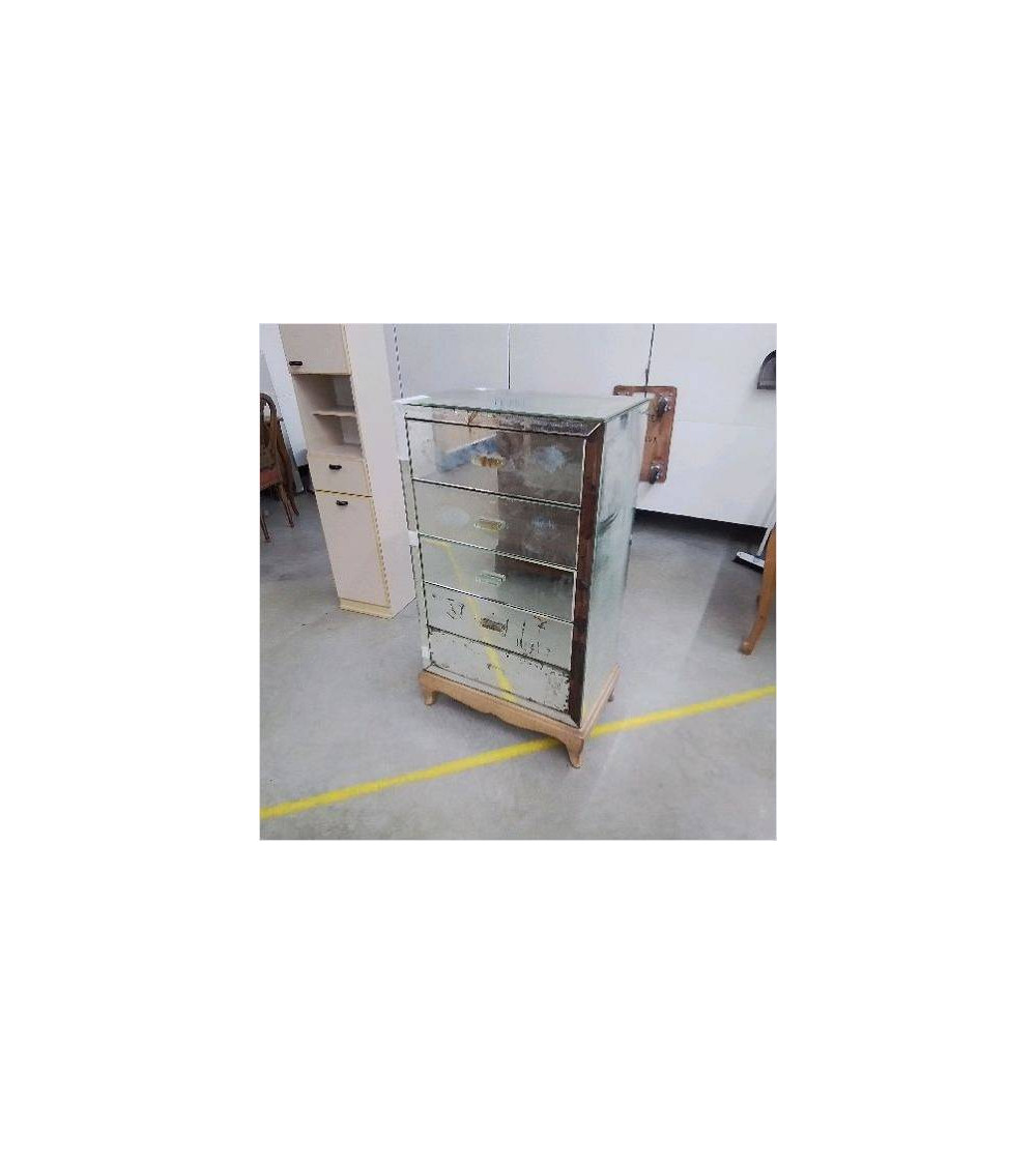 MEUBLE 5 TIROIRS MIROIR 