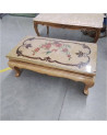 TABLE BASSE CRÈME DECOR OISEAUX