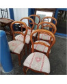 6 CHAISES STYLE LOUIS PHILIPPE 
