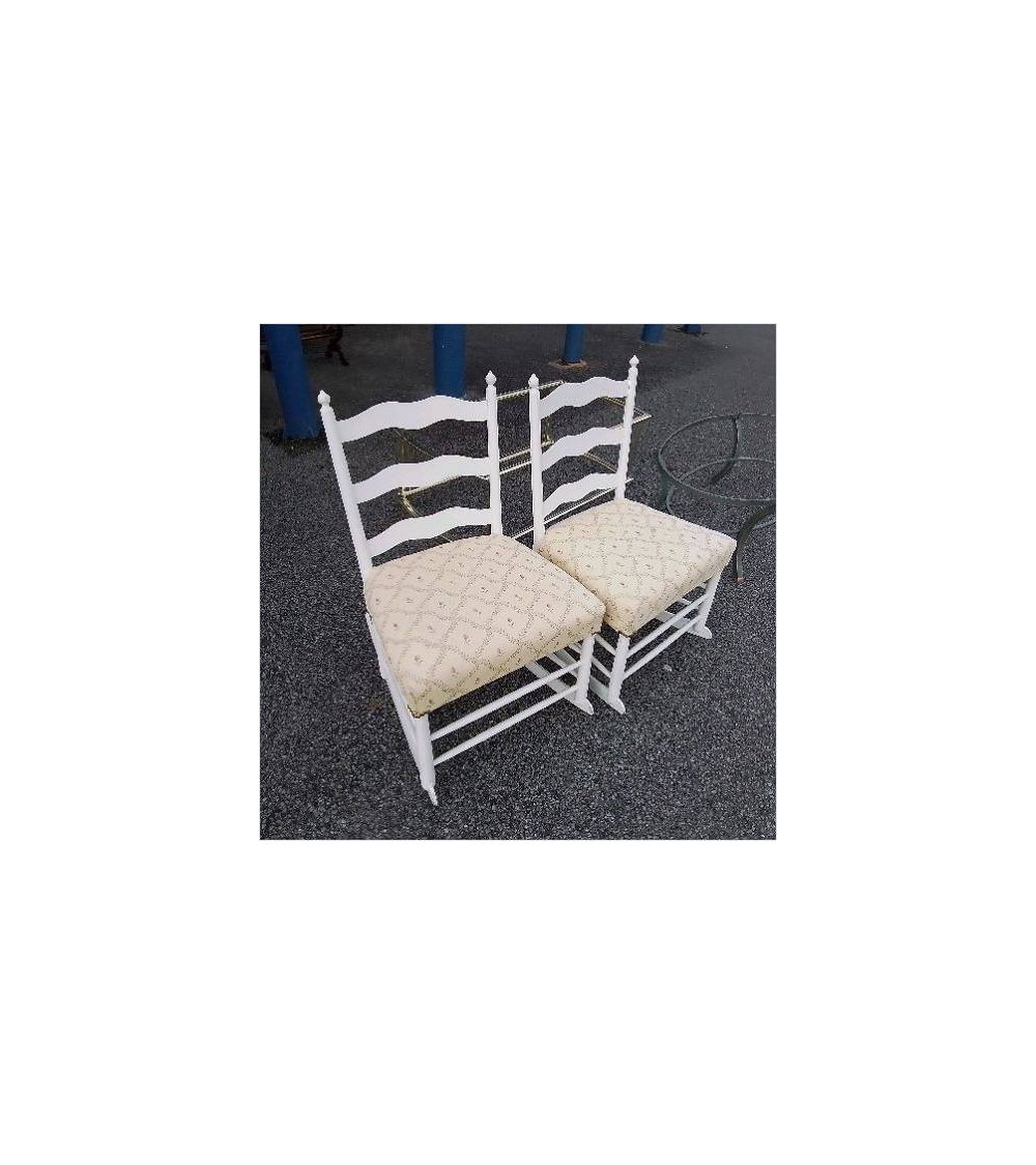 PAIRE ROCKING CHAIR DESSUS TISSU