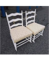 PAIRE ROCKING CHAIR DESSUS TISSU