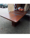 TABLE DE SALLE PIED CENTRAL RALLONGE INTERIEURE