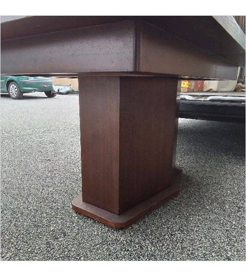 TABLE DE SALLE PIED CENTRAL RALLONGE INTERIEURE