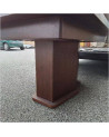 TABLE DE SALLE PIED CENTRAL RALLONGE INTERIEURE