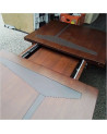 TABLE DE SALLE PIED CENTRAL RALLONGE INTERIEURE