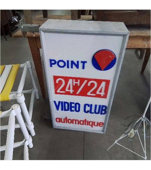 ENSEIGNE VIDEO CLUB 