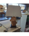 LAMPE CUIR 