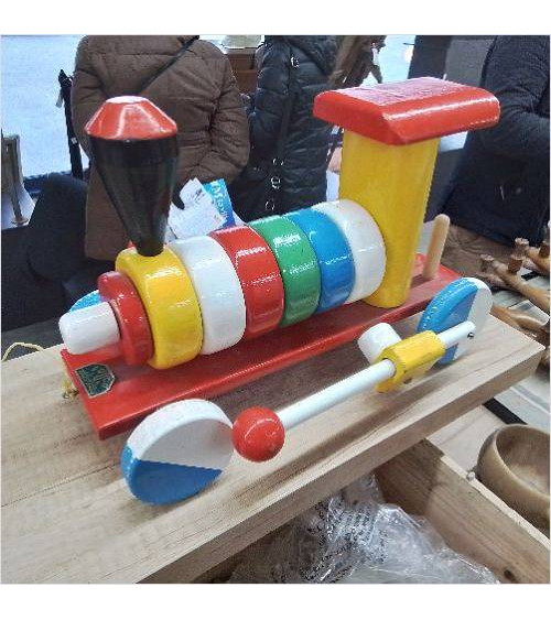 PETIT TRAIN JOUET BOIS 