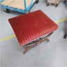 REPOSE PIEDS TISSU ROUGE