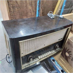 RADIO VINTAGE POINT BLEU EN...