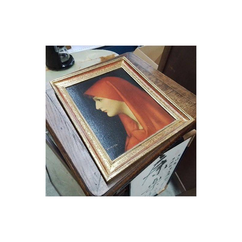 CADRE DORÉ VISAGE 