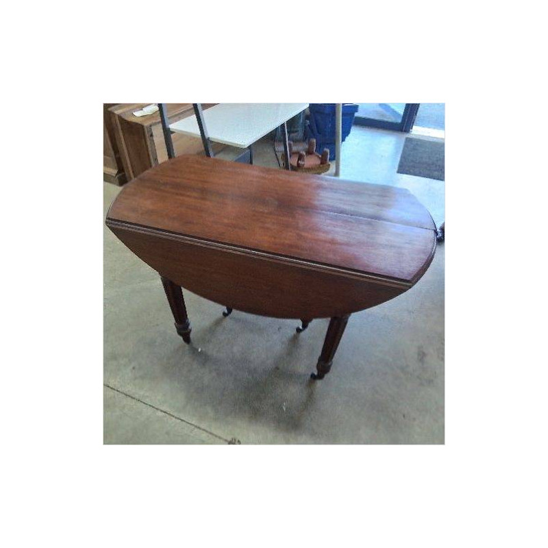 TABLE A VOLETS ACAJOU