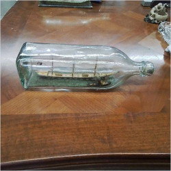 BOUTEILLE BATEAU SOUS VERRE