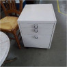 CAISSON DE BUREAU 3 TIROIRS BLANC