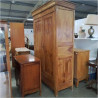 ARMOIRE 2 PORTES BOIS CLAIR 
