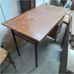 BUREAU 2 TIROIRS VINTAGE 