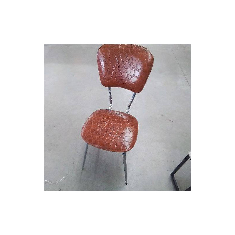 CHAISE VINTAGE IMITATION CROCO