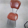 CHAISE VINTAGE IMITATION CROCO