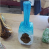 CARAFE STYLE MURANO BLEUE EN L’ETAT
