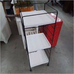 ETAGERE BLANCHE NOIRE