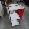 ETAGERE BLANCHE NOIRE