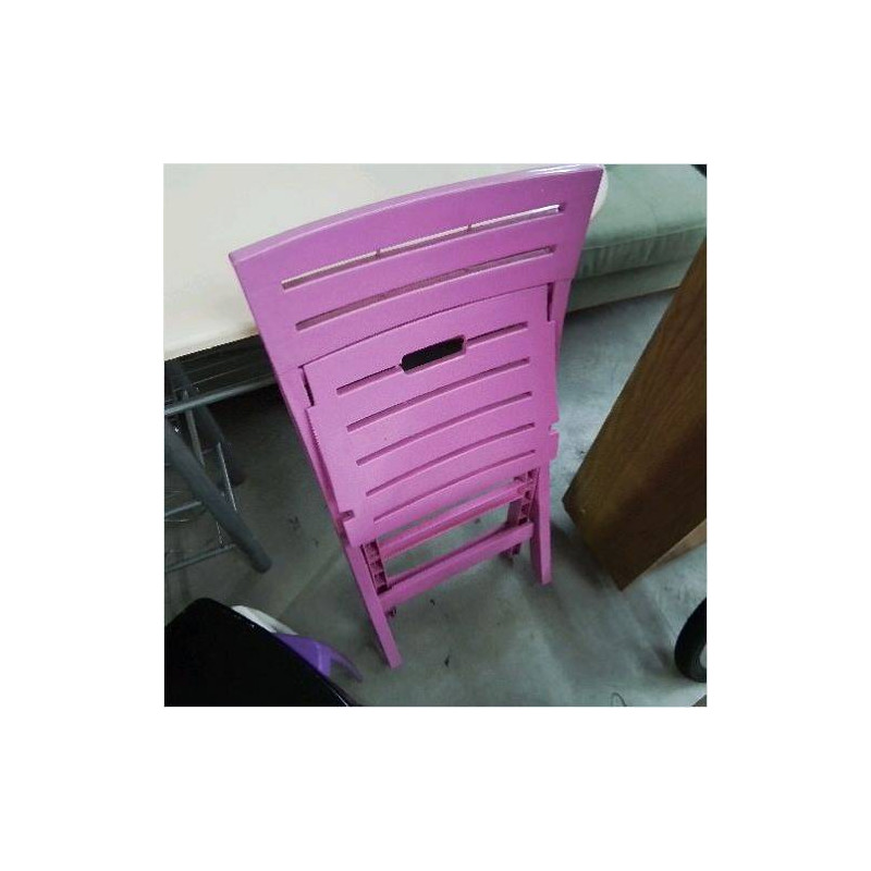 CHAISE PLIANTE ROSE