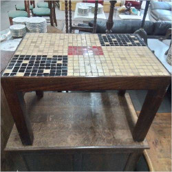 TABLE BASSE VINTAGE MOSAÏQUE 