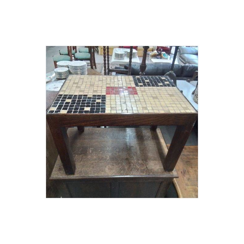TABLE BASSE VINTAGE MOSAÏQUE 