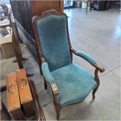 FAUTEUIL VOLTAIRE BLEU