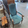 FAUTEUIL VOLTAIRE BLEU